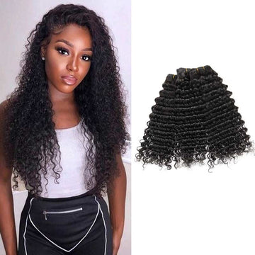 Ali Annabelle Peruvian Remy Deep Wave Human Hair 3 4 Bundles Deal